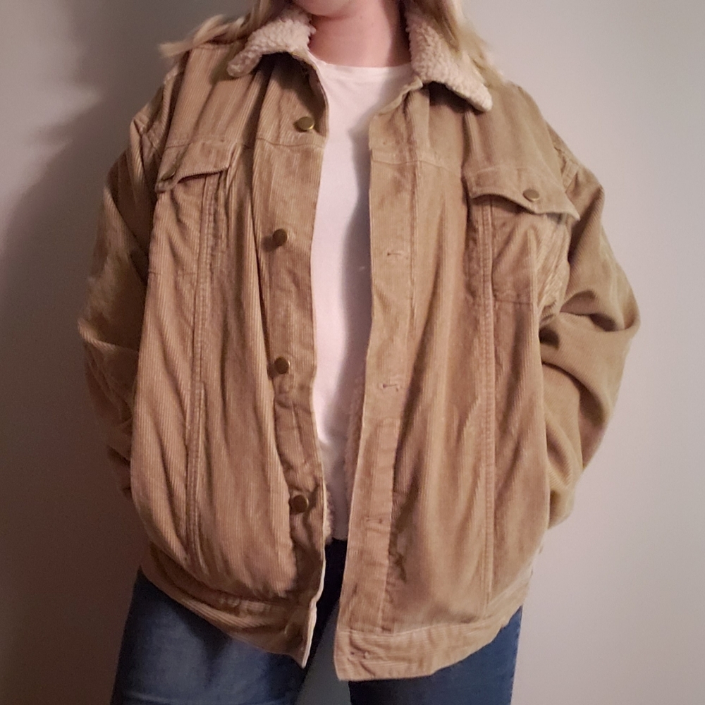 Corduroy Jacket w/full Sherpa Lining